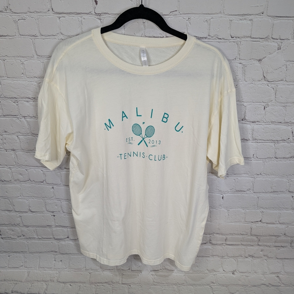 Fabletics White Malibu Tennis Club Tee